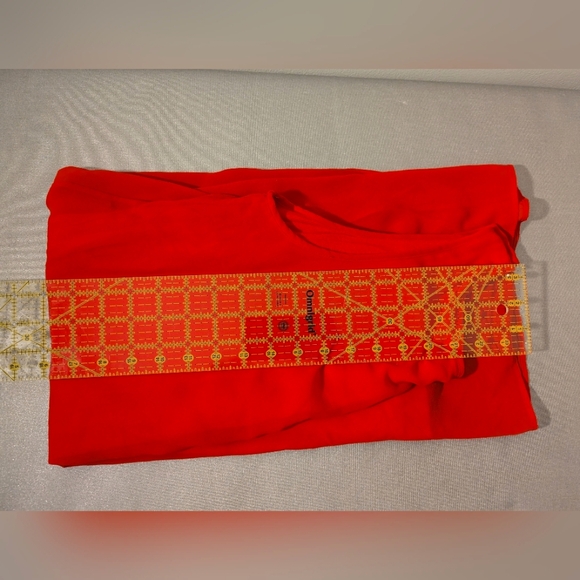 NWOT Catherine Malandrino Red Sheer Dress with Rayon Lining Size Medium - Picture 6 of 8